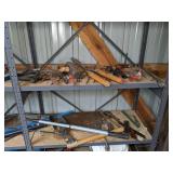 Large Garage Shelves and Assorted Contents