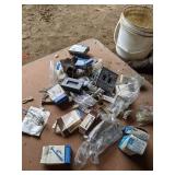 Assortment of Electrical Hardware: Leviton, Kirsch, and Others