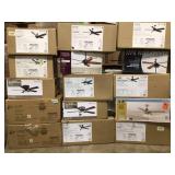 Pallet of assorted Ceiling Fans various sizes Customer Returns