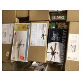 Pallet of assorted Ceiling Fans various sizes Customer Returns