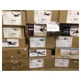 Pallet of assorted Ceiling Fans various sizes Customer Returns