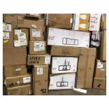 PALLET OF ASSORTED LIGHTING VARIOUS SIZES. SEE PICTURES!!!!