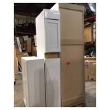 PALLET OF ASSORTED CABINETS  IN GOOD CONDITION CUSTOMER RETURNS SEE PICTURES