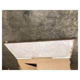 36 in. x 84 in. Sandstone Oak K Design Solid Core Interior Barn Door with Rustic Hardware Kit by TRUporte (new) see all pictures