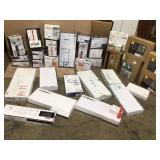 Pallet of assorted Faucets Various Brands , styles and models customer Returns some maybe used or missing pieces