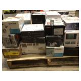 Pallet of assorted Faucets Various Brands , styles and models customer Returns some maybe used or missing pieces