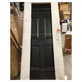 36 in. x 80 in. 6-Panel Left Hand Inswing Painted Steel Prehung Front Exterior Door No Brickmold by Masonite (see all pictures)