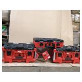 lot 2 PACKOUT 22 in. Large Portable Tool Box Fits Modular Storage System by Milwaukee