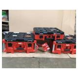 lot 2 PACKOUT 22 in. Large Portable Tool Box Fits Modular Storage System by Milwaukee
