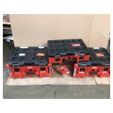 lot 2 PACKOUT 22 in. Large Portable Tool Box Fits Modular Storage System by Milwaukee