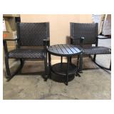 Costway 3-piece Rattan Round Outdoor Bistro Set (see all pictures)