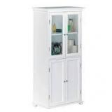 Hampton Harbor 36 in. W x 14 in. D x 52-1/2 in. H Linen Cabinet in White by Home Decorators Collection (see all pictures)