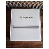 Apple - SuperDrive 8x External USB Double-Layer DVD±RW/CD-RW Drive - Silver