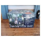 48 Ft - 24-Light Indoor/Outdoor Commercial String Light with S14 Single Filament LED Bulbs