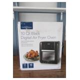 Insignia™ - 10 Qt. Digital Air Fryer Oven - Black