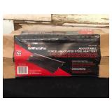 Adjustable porcelain coated steel heat tent GrillPartsPro