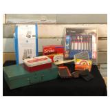 Miscellaneous books, phones, tools