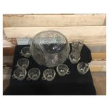 Punch bowl set
