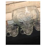 Punch bowl set