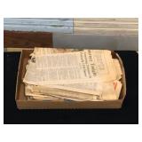 Farm Economy Twelve Courses in Agriculture, Bible, Ruler and newspapers