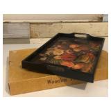 Wood tray