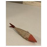 Old hand carved spearing Decoy