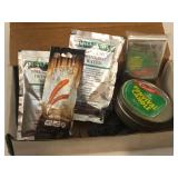 Charcoal fuel stick, winter survival kit and roadside kit