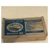 Charcoal fuel stick, winter survival kit and roadside kit