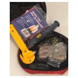 Charcoal fuel stick, winter survival kit and roadside kit