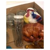 miscellaneous glassware