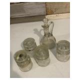 miscellaneous glassware