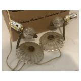 miscellaneous extension cords, glass fixtures