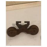 Sad iron and miscellaneous antiques