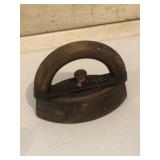 Sad iron and miscellaneous antiques