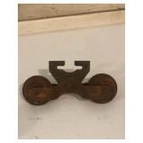 Sad iron and miscellaneous antiques