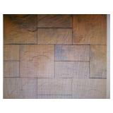 Patio-on-a-Pallet 10 ft. x 10 ft. Concrete Tan Variegated Basket weave Yorkstone Paver (37 Pieces/100 Sq. Ft)