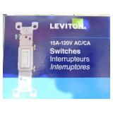 6 Cases of Electrical Light Switches - All Are NEW!