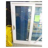 72 in. x 80 in. Smooth White Right-Hand Composite Sliding Patio Door by MasterPiece
