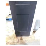 20 in. x 96 in. Monroe Black Painted Smooth Solid Core Molded Composite MDF Interior Door Slab by JELD-WEN