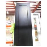 20 in. x 96 in. Monroe Black Painted Smooth Solid Core Molded Composite MDF Interior Door Slab by JELD-WEN