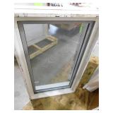 2 - Wellcraft 27"W x 45"H White Vinyl Basement Block Inswing Egress Window with Insulated Low-E Glass