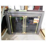 Craton Large Glass Fireplace Doors by Pleasant Hearth