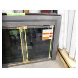 Craton Large Glass Fireplace Doors by Pleasant Hearth