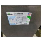 Madison 49 Gal. Rain Barrel in Brownstone by Algreen