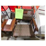 Brown 3-Piece Wood Patio Conversation Seating Set