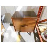 Morris Side Table with 2 Foldable Baskets