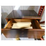 Morris Side Table with 2 Foldable Baskets