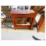 American Heritage 32 in. Cherry Standard Rectangle Wood Console Table with Drawers by Convenience Concepts