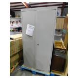 Classic Series Steel Freestanding Garage Cabinet in Dove Gray (36 in. W x 72 in. H x 18 in. D)