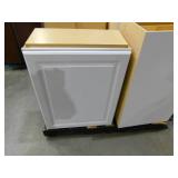 5 - Satin White Kitchen Cabinet Lot
